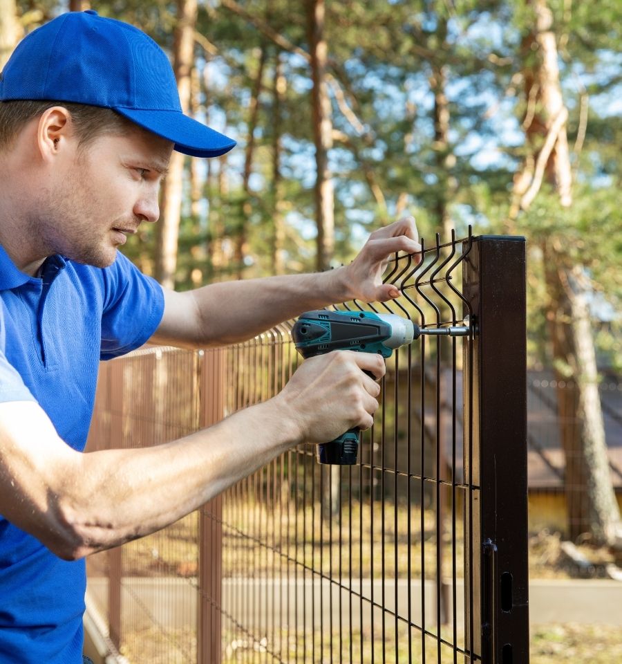 how to install wrought iron fence